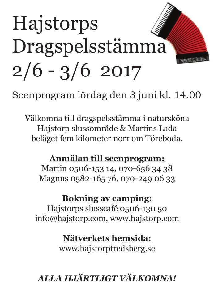 Hajstorps Dragspelsstämma 2017